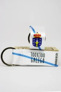 Producto: Llavero 100×100 Galego - Marronynegro