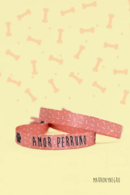 Producto: Pulsera Amor perruno - Marronynegro