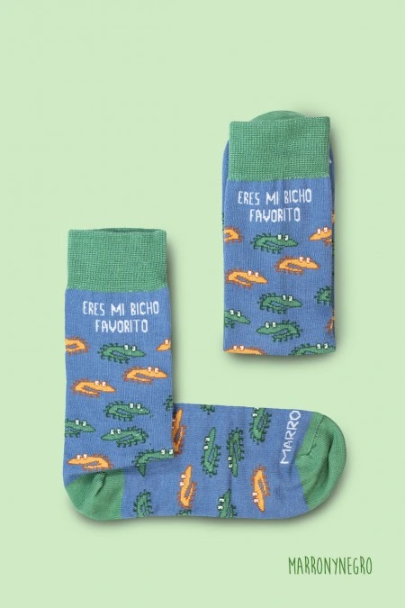 Producto: Calcetines «Eres mi bicho favorito» - Marronynegro