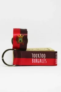 Producto: Llavero 100×100 Burgalés - Marronynegro