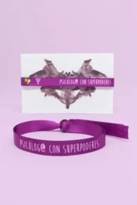 Producto: Pulsera Psicólog@ con superpoderes - Marronynegro