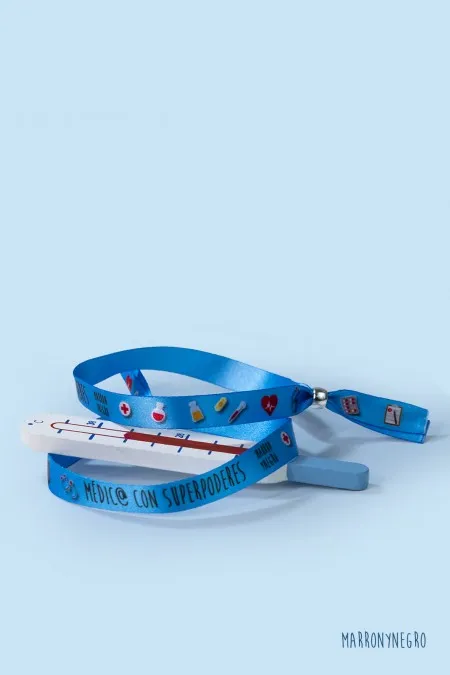 Producto: Pulsera Médic@ con superpoderes - Marronynegro