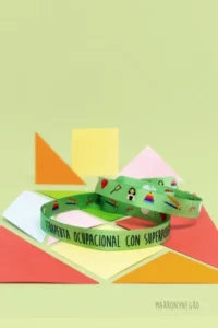 Producto: Pulsera Terapeuta Ocupacional con superpoderes - Marronynegro