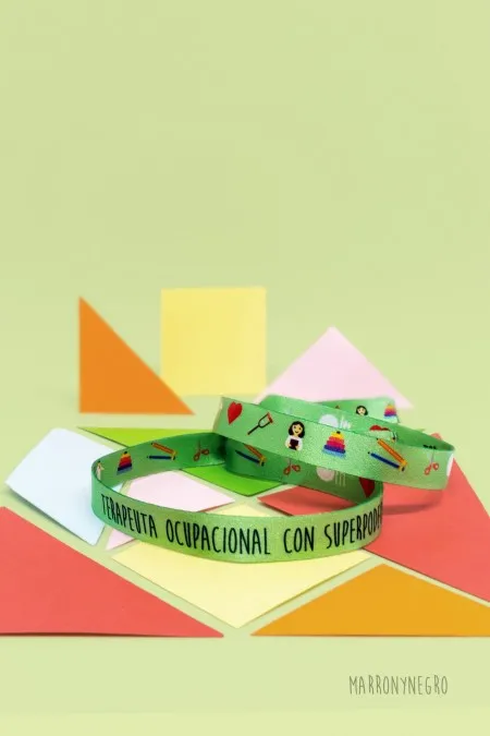 Producto: Pulsera Terapeuta Ocupacional con superpoderes - Marronynegro