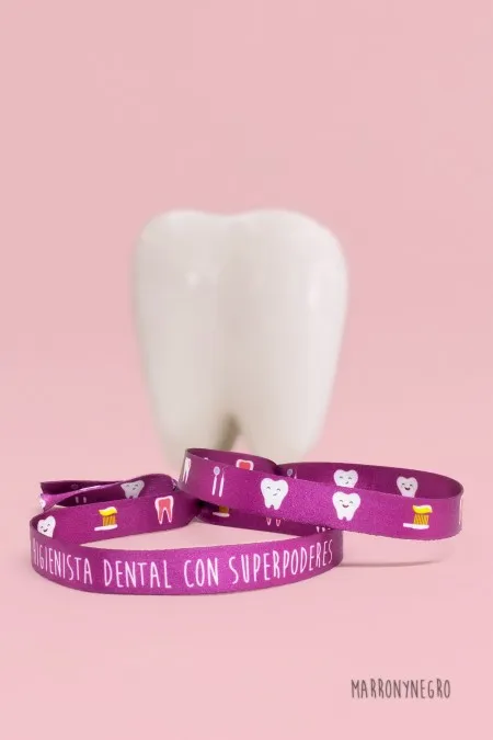Producto: Pulsera Higienista Dental con superpoderes - Marronynegro