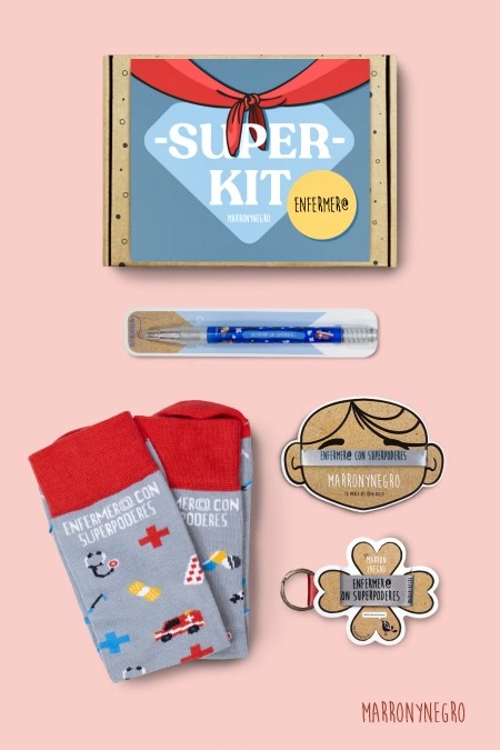 Producto: Pack Enfermer@ con superpoderes - Marronynegro