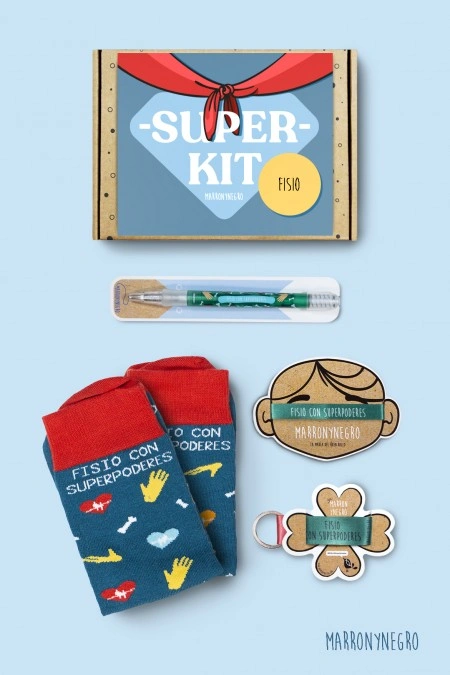 Producto: Pack Fisio con superpoderes - Marronynegro