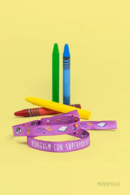 Producto: Pulsera Pedagogo con superpoderes - Marronynegro