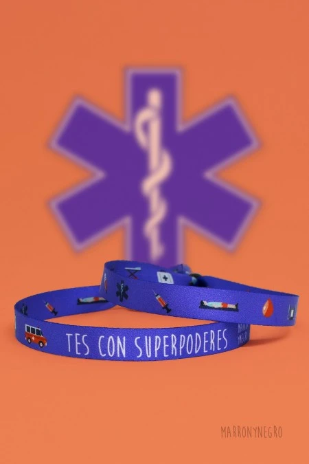 Producto: Pulsera TES con superpoderes - Marronynegro