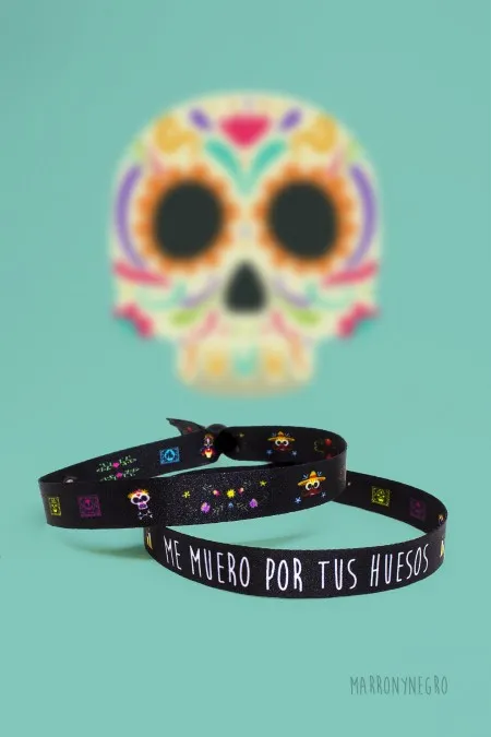 Producto: Pulsera Me Muero Por Tus Huesos - Marronynegro
