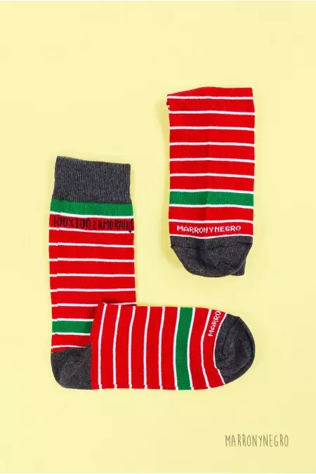 Producto: Calcetines 100×100 Zamorano - Marronynegro