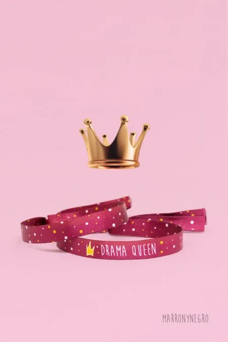 Producto: Pulsera Drama Queen - Marronynegro