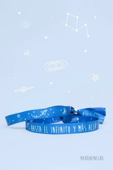 Producto: Pulsera Hasta El Infinito Y Más Allá - Marronynegro
