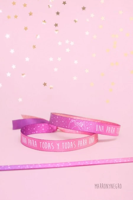 Producto: Pulsera «Una para todas y todas para una» - Marronynegro