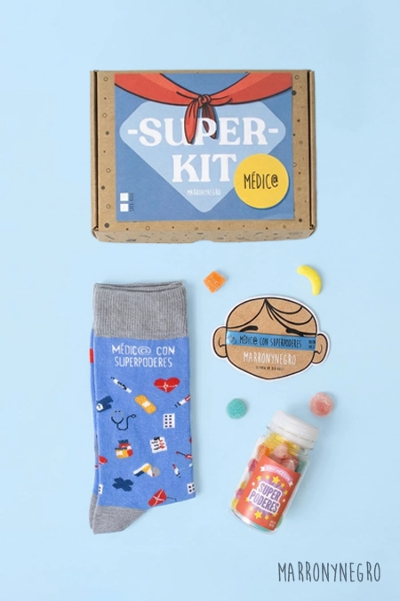 Producto: Pack Médic@ con superpoderes - Marronynegro