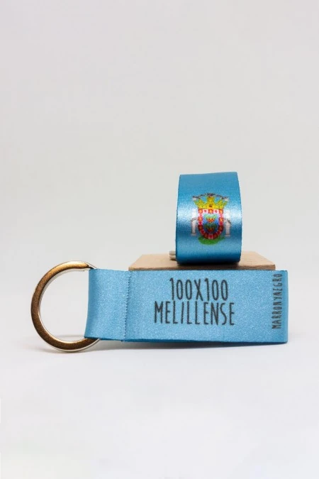 Producto: Llavero 100×100 Melillense - Marronynegro