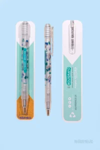 Bolígrafo de regalo divertido para estudiantes Estudiante Koalificado transparente tinta azul