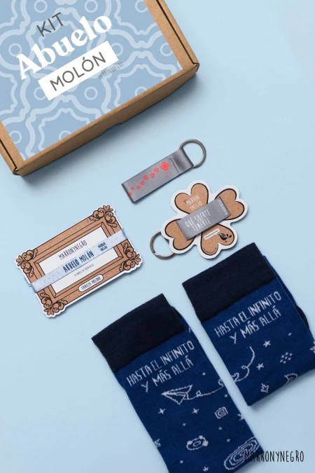 Producto: Pack Abuelo molón, ¡qué suerte tenerte! - Marronynegro