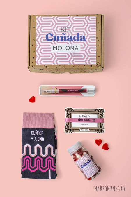 Producto: Pack Cuñada molona - Marronynegro