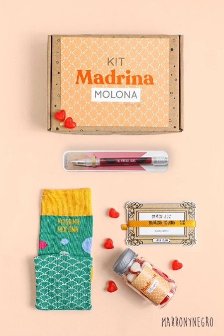 Producto: Pack Madrina molona - Marronynegro