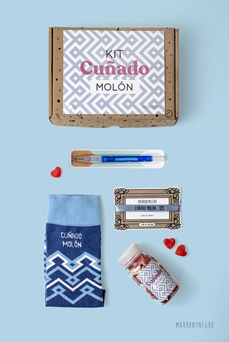 Producto: Pack Cuñado molón - Marronynegro