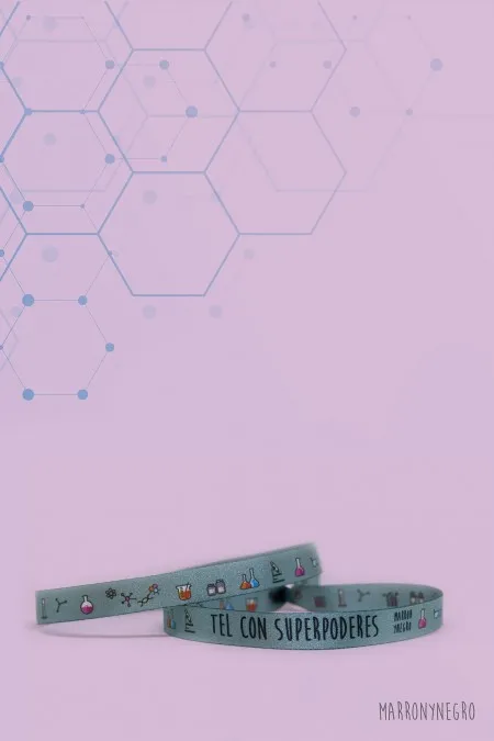 Producto: Pulsera TEL con superpoderes - Marronynegro
