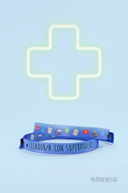 Producto: Pulsera Celador con superpoderes - Marronynegro