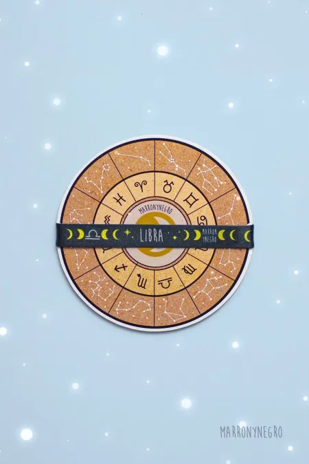 Producto: Pulsera Horóscopo Libra - Marronynegro