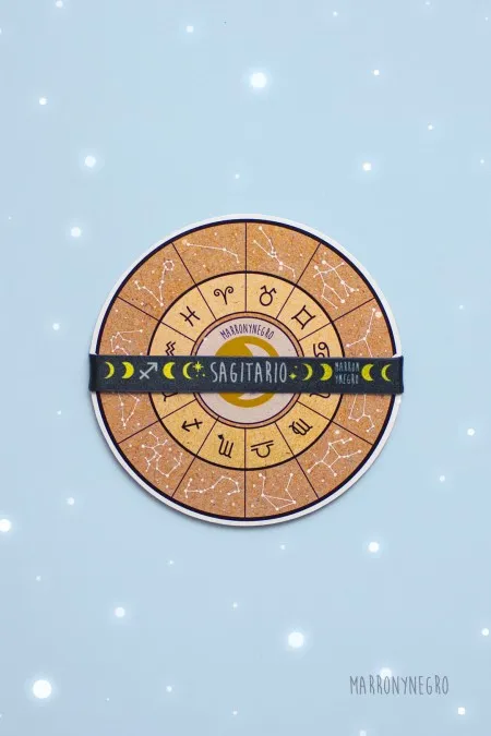 Producto: Pulsera Horóscopo Sagitario - Marronynegro