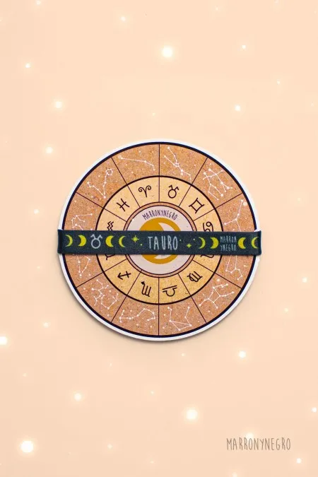 Producto: Pulsera Horóscopo Tauro - Marronynegro