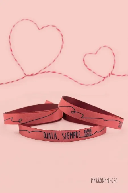 Producto: Pulsera Ojalá siempre - Marronynegro