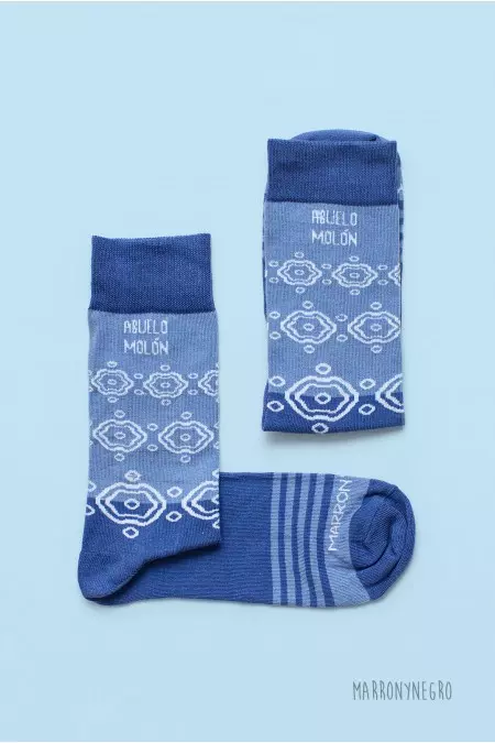 Producto: Calcetines Abuelo Molón - Marronynegro