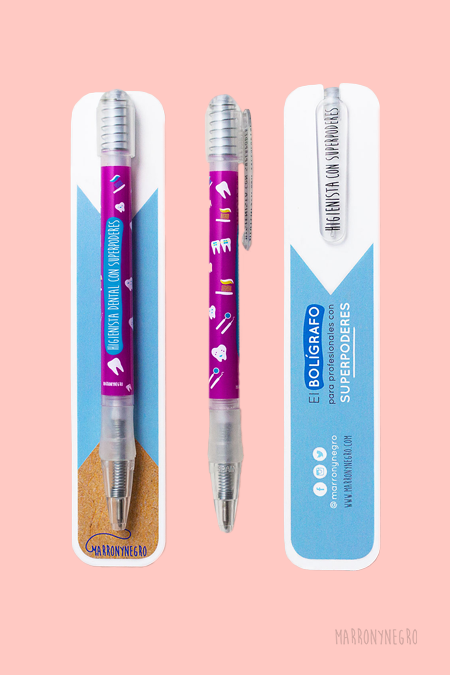 Producto: Boli Higienista Dental con superpoderes - Marronynegro
