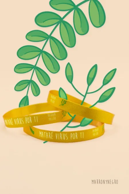 Producto: Pulsera Mataré virus por ti - Marronynegro