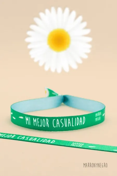 Producto: Pulsera Mi mejor casualidad - Marronynegro