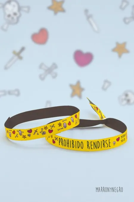Producto: Pulsera Prohibido Rendirse - Marronynegro