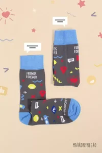 Producto: Calcetines Friends Forever - Marronynegro