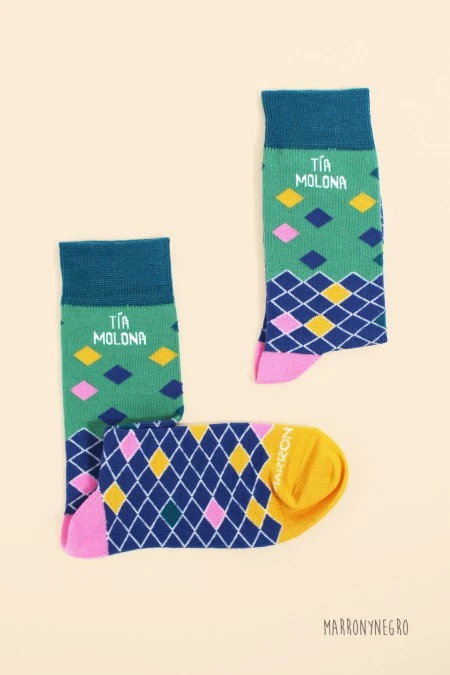 Producto: Calcetines Tía Molona - Marronynegro
