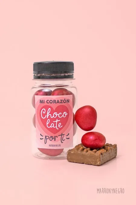 Producto: Pildorero Mi Corazón Choco-late por ti - Marronynegro