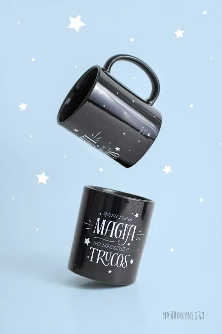 Producto: Taza Quien tiene magia no necesita trucos - Marronynegro