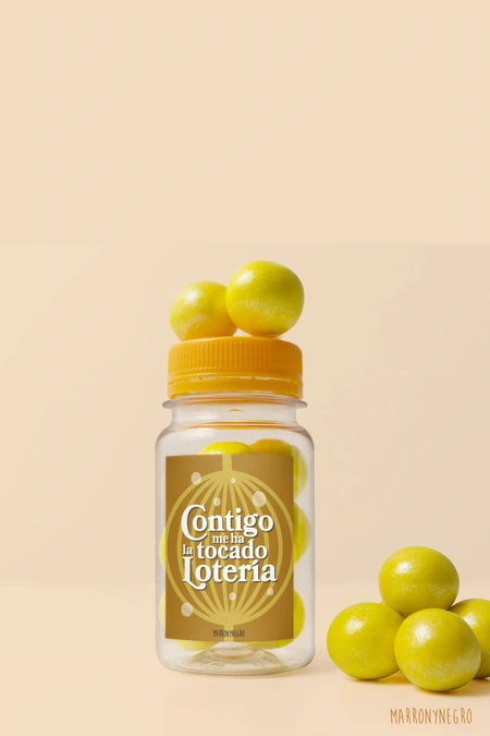 Producto: Pildorero Contigo me ha tocado la lotería - Marronynegro