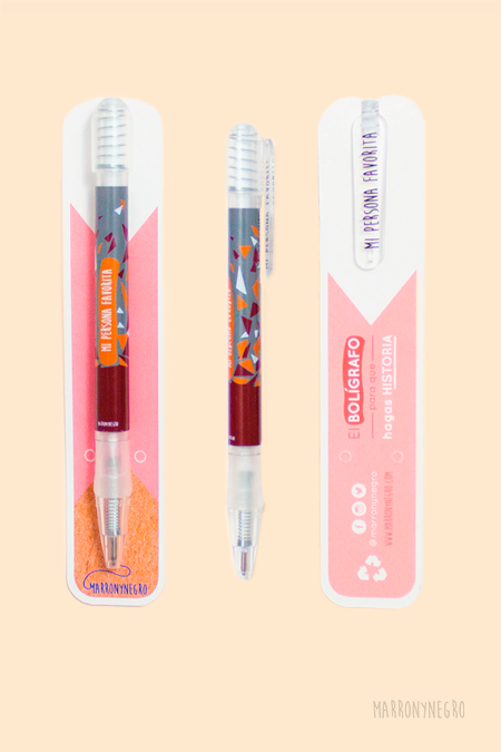 Bolígrafo de regalo bonito para pareja Mi Persona Favorita transparente tinta azul