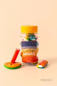 Producto: Pildorero «Contigo aMARTE» - Marronynegro