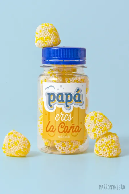 Producto: Pildorero Papá eres la caña - Marronynegro
