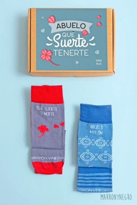 Producto: Pack combo Abuelo Molón + Qué suerte tenerte - Marronynegro