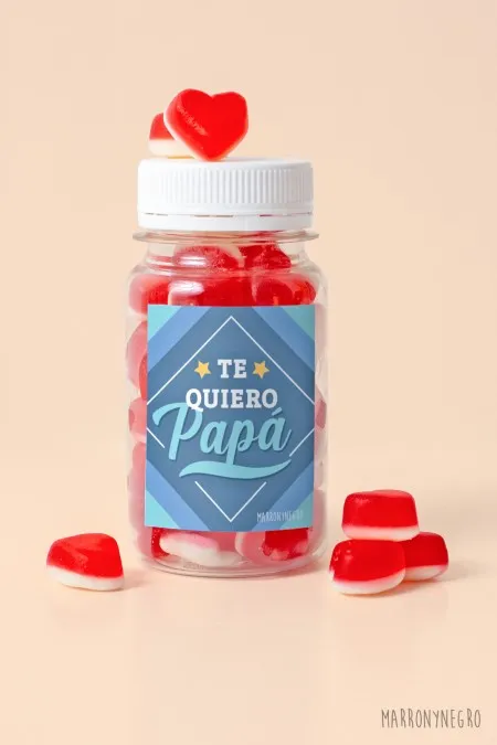 Producto: Pildorero Papá te quiero - Marronynegro
