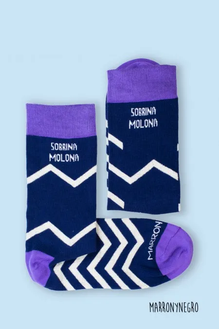 Producto: Calcetines Sobrina Molona - Marronynegro