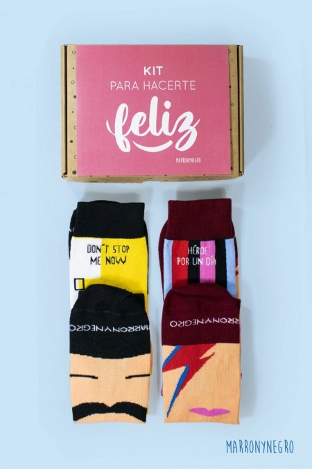 Producto: Pack Personaje Bowie + Mercury - Marronynegro