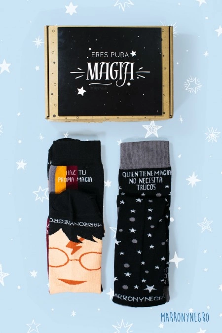 Producto: Pack Personaje Harry Potter + Quien tiene magia - Marronynegro