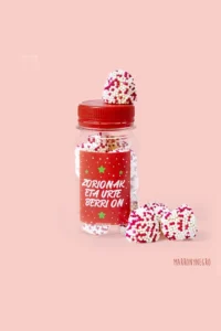 Producto: Pildorero «Zorionak eta urte berri on» - Marronynegro